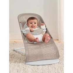 BabyBjrn Bouncer Balance Soft, Light Gray Frame Mesh Gray Beige/Grey