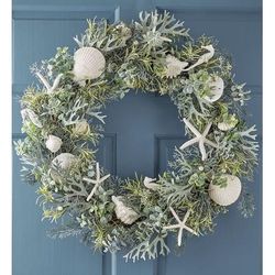 1-800-Flowers Home Decor Non Floral Non Plant Wreaths Delivery By The Seaside Wreath - 22' | Happiness Delivered To Their Door