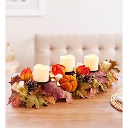 1-800-Flowers Home Decor Non Floral Non Plant Centerpieces Delivery Velvet Pumpkin Centerpiece Velvet Luxe Pumpkin Centerpiece