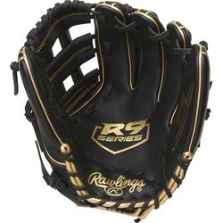 Rawlings R9 11.75" Pro H Web Infielder Baseball Glove - Right Hand Throw Black