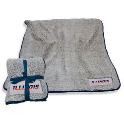 Illinois Frosty Fleece Home Textiles by NCAA in Multi