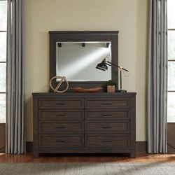 Dresser & Mirror - Liberty Furniture 759-BR-DM