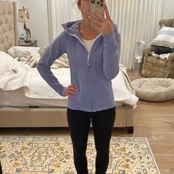 Lululemon Athletica Tops | Lululemon Lavender Zip Up | Color: Purple | Size: 6