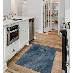 HARLEQUIN NAVY Kitchen Mat By Kavka Designs