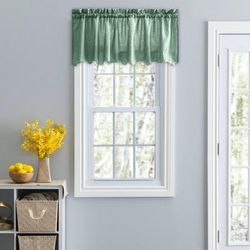 Portland Tailored Valance by Ellis Curtains in Spa