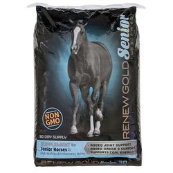 Renew Non GMO Senior Pellet Gold Supplement for Horses, 30 lbs.