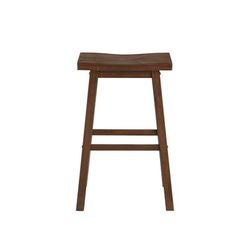 Sonoma Saddle Barstool (Chestnut Wire-Brush) - Boraam Industries 75129