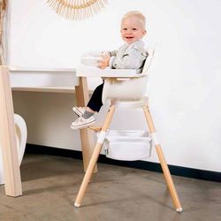 Beaba Childhome Evolu ONE.80 High Chair - White
