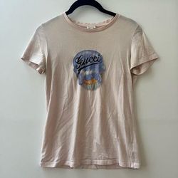 Gucci Tops | Gucci Cupcake Logo Baby Tee | Color: Pink | Size: Xs