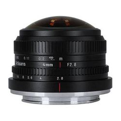 7artisans Photoelectric 4mm f/2.8 Circular Fisheye Lens for FUJIFILM X A012B-X