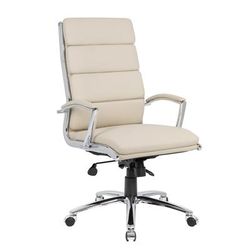 Boss Executive CaressoftPlus™ Chair with Metal Chrome Finish - Boss Office Products B9471-BG