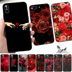 Belle coque de téléphone poubelle rouge pour iPhone 13 8 7 6 6S Plus X 5S SE 2020 Poly 11