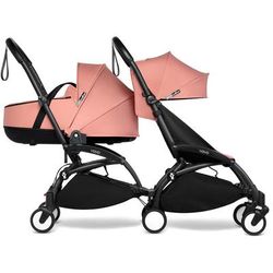 Babyzen YOYO Connect Double Stroller Bassinet / 6+ Bundle - Black / Ginger