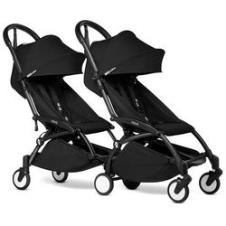 Babyzen YOYO Connect Double Stroller 6+ / 6+ Bundle - Black / Black