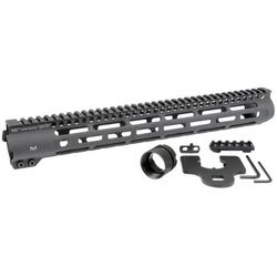 Midwest Industries AR-15/M16 SLH Free Float Slim Line Handguard 15 inches Black MI-SLH-15