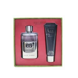 GUCCI GUILTY 2 PCS SET FOR MEN: 1.7oz EDT SP + 1.6oz BODY WASH Standard Eau De Toilette for Men