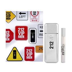 212 VIP 2 Piece Gift Set by Carolina Herrera For Men Standard Eau De Toilette for Men