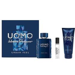 Uomo Urban Life 3 Pc Set by Salvatore Ferragamo for Men Standard Eau De Toilette for Men