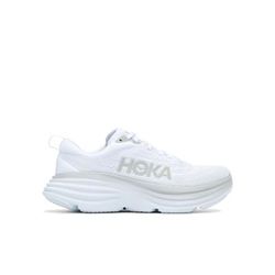 Hoka Bondi 8 Road Running - Womens White/White 7.5B 1127952-WWH-07.5B