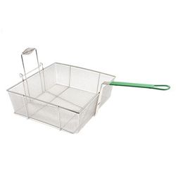 Frymaster 803-0017 Fryer Basket w/ Coated Handle & Front Hook, 17 1/2" x 16 3/4" x 6"