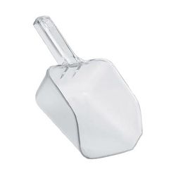 Rubbermaid FG288400CLR 32 oz Bouncer Utility Scoop - Clear Poly