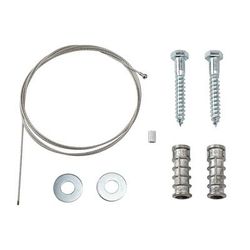 Rubbermaid FG9W2900 0000 Security Kit - Groundskeeper Tuscan Receptacle, Groundskeeper Receptacle, Outdoor