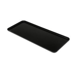 Carlisle 1230FMT309 Rectangular Market Tray - 30" x 12 7/16", Ebony, Black