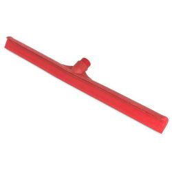 Carlisle 3656805 24" Floor Squeegee Head - Straight, Foam Rubber Blade, Red