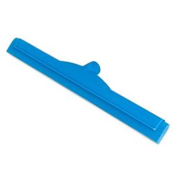 Carlisle 4156714 18" Floor Squeegee Head w/ Double Foam Rubber Blade, Blue