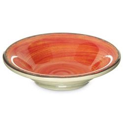 Carlisle 5401852 4 1/2 oz Round Melamine Fruit Bowl, Fireball, Red