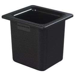 Carlisle CM110503 Coldmaster 1/6 Size High Capacity Food Pan - 6"D, Black