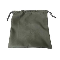 Hospitality 1 Source HDBAG-GR00 Hair Dryer Bag w/ Drawstring Closure - 12" x 12", Poly/Cotton, Gray