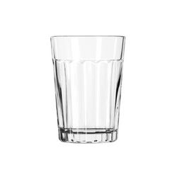 Libbey 15640 8 1/2 oz DuraTuff Paneled Glass Tumbler, 4-1/8" H, clear