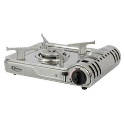 Sterno 50178 Professional Butane Stove w/ Adjustable Flame & Carrying Case - 7,000 BTU, Stainless Steel, Case of 6