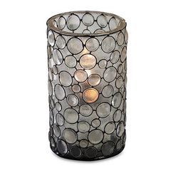 Sterno 80290 Gatsby Candle Lamp - 2 1/2"D x 4"H, Resin/Plastic, Clear