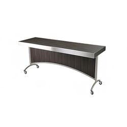 Forbes Industries 7013-5 Mobile Nesting Table w/ Laminate Top & Stainless Steel Frame - 62"L x 30"W x 36"H, 5' Length