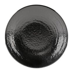 Elite Global Solutions D10RR-B 10" Round Melamine Dinner Plate, Black