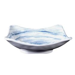 Elite Global Solutions D712SQ-ND 22 oz Square Melamine Bowl, Navy, 22 Ounce, 7-1/2", Blue