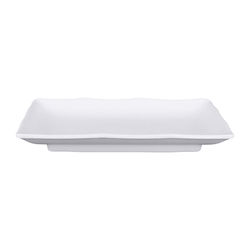 Elite Global Solutions JW5408-W 8 1/4" x 5 1/8" Rectangular Zen Tray - Melamine, White