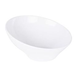 Elite Global Solutions M115-NW 2 qt Round Melamine Bowl, White, 11 1/2" x 3 1/4"-6"