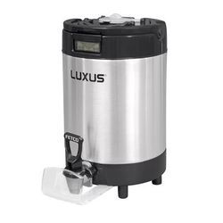 Fetco D451 1 gal LUXUS Thermal Coffee Dispenser, Black/Stainless Steel