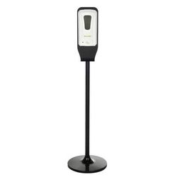 Alpine Industries ALP430-L-S 40 3/5 oz Automatic Soap & Hand Gel Dispenser w/ Stand, White, Floor Stand