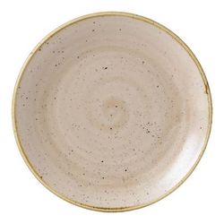Churchill SNMSEVP61 6 1/2" Round Stonecast Plate - Ceramic, Nutmeg Cream, Beige, 1 Dozen