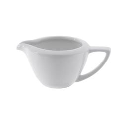 Churchill WHB251 2 1/2 oz Ultimo Creamer - Glazed Ceramic, White