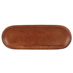 Churchill ZCAWSMBD1 Oval Alchemy Buffet Plate - 11 1/2" x 4", Wood