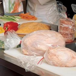 LK Packaging 10G-085018 Gusset Bag - 18"L x 8"W x 5" SG, 1 mil LDPE, Clear