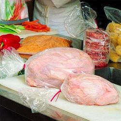 LK Packaging 8G128030 TUF-R Side Gusset Food Storage Bag - 30" x 12", Poly, Polyethylene, Clear