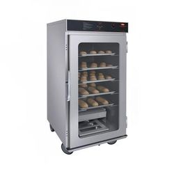 Hatco FSHC-12W1-120-QS 3/4 Height Insulated Mobile Heated Cabinet w/ 12 Pan Capacity, 120v, Stainless Steel