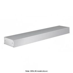 Hatco GRA-120 240 120" Standard Watts Infrared Strip Warmer - Single Rod, 2 Built In Toggle Control, 240v/1ph, Silver (Cord & Plug Not Included)