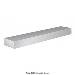 Hatco GRA-96 120 96" Standard Watts Infrared Strip Warmer - Single Rod, 1 Built In Toggle Control, 120v, Silver (Cord & Plug Not Included)
